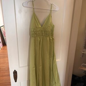 Green Zara Maxi Dress